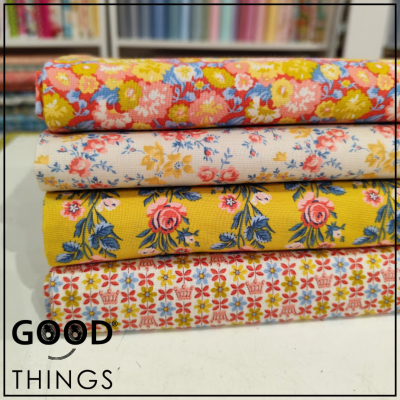 LIBERTY FABRICS | Palace Gardens | Bunckingham Blooms Amarelo
