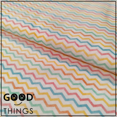 Tecido Zig-Zag Colorido