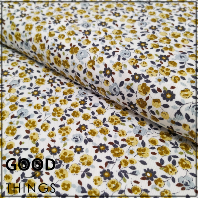 Vaiela Floral Pequeno Mostarda