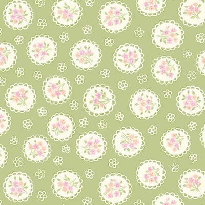 BERNATEX | Sweet Baby Rose | Rose Doily Green