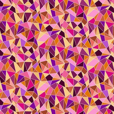 Retalho 50 x 110cm - MAKOWER UK | Tropica | Mosaic Pink