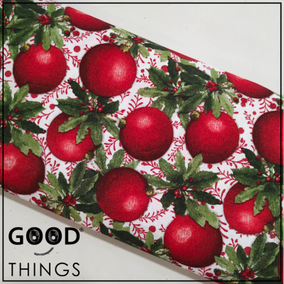 Loneta Bolas Vermelhas