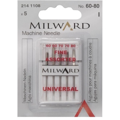 MILWARD | Agulha Máquina Universais | 60/8 - 80/12