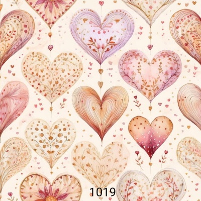 Tecido Corações Grandes