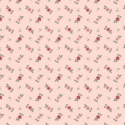 FUXICOS E FRICOTES | Floridos Preferidos | Micro Floral Rosa