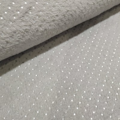 Coralina Bolinhas Prateadas