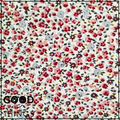 Vaiela Floral Pequeno Bordeaux