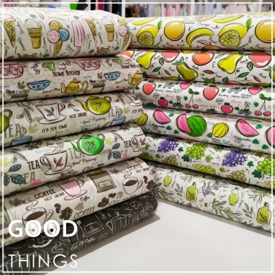 FABRICART | Modern Kitchen | Yellow Fruits