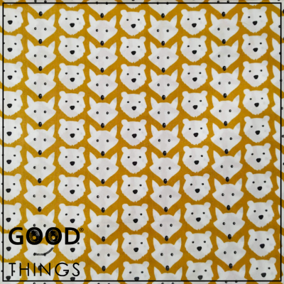 Tecido Raposas e Ursinhos