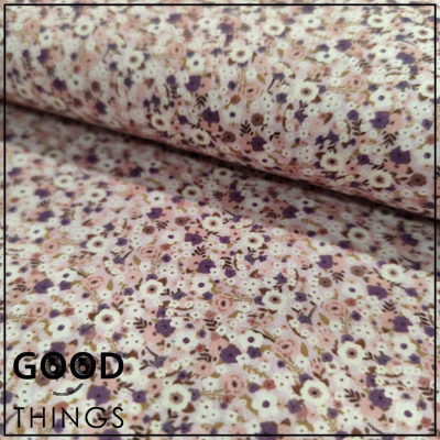 Tecido Florinhas | Flores do Campo Lilás