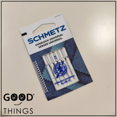 SCHMETZ | Agulha para Overlock Doméstica | 80/12 ELx 705 CF