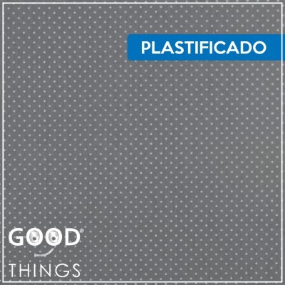 Tecido Plastificado | Bolinhas Cinza