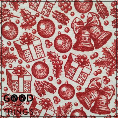 Loneta Natal Vermelho