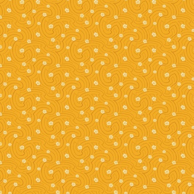 MAKOWER UK | Indigo Cheddar | Swirly Dots