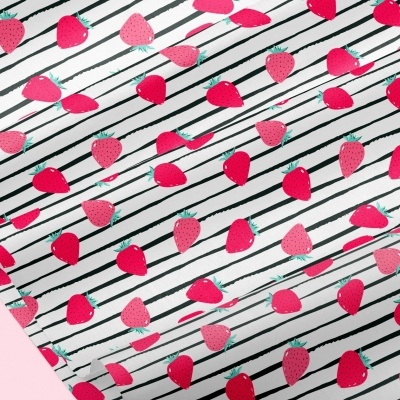 Tecido Fruity Summer | Morangos