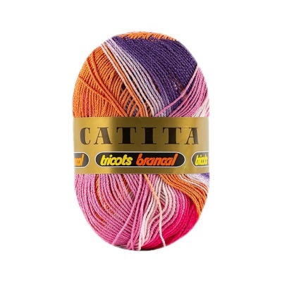 BRANCAL | Catita | Cor 26 - Rosa, Fuschia, Laranja e Roxo