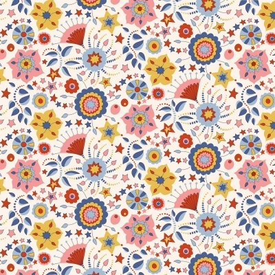 LIBERTY FABRICS | Summer Fair | Festival Florals Azul