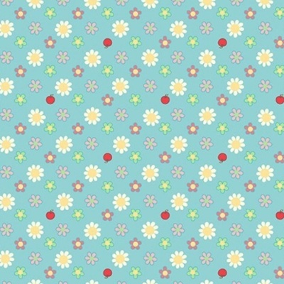 QUILT GATE FABRICS | Margret & Sophie | Flower Blue