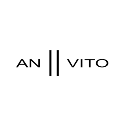 Logótipo AN || VITO em preto sobre fundo branco