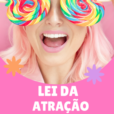 Capa de livro com mulher segurando pirulitos coloridos cobrindo os olhos