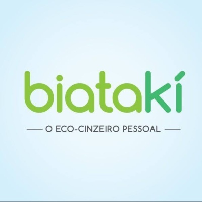 Logótipo biataki com texto O ECO-CINZEIRO PESSOAL