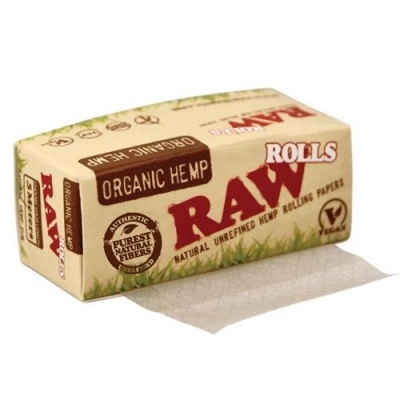 Pacote RAW ROLLS de papel para enrolar em cânhamo orgânico