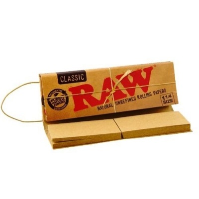 Embalagem de papel de tabaco RAW Classic 1 1/4 tamanho