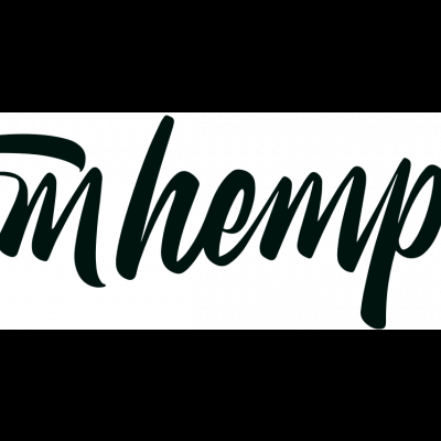 Logotipo tom hemp's em texto cursivo preto