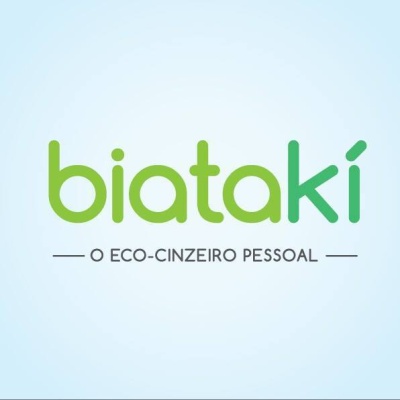 Logótipo biataki com texto O ECO-CINZEIRO PESSOAL