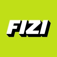 Logotipo FIZI em fundos verde-limão