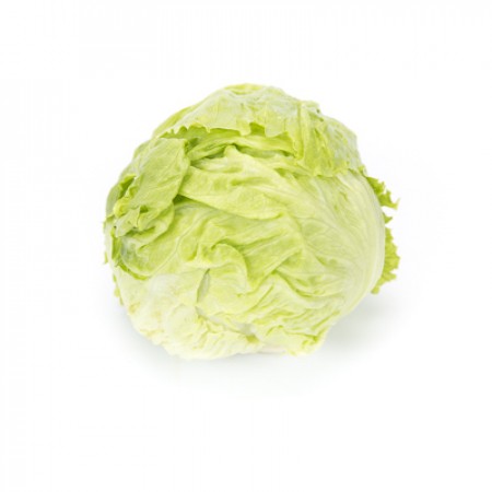 Lechuga Iceberg (50 un) Alface iceberg fresca verde clara