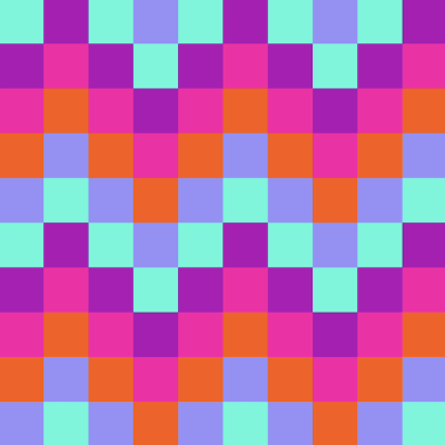 Padrão geométrico colorido de quadrados