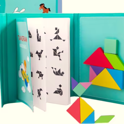Livro Magnético Tangram