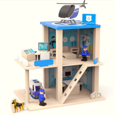 Posto Policial com Helicóptero