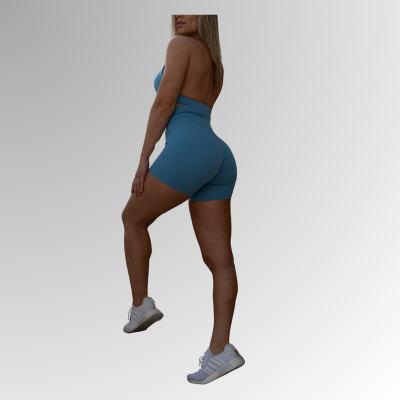 Cal&#x00E7;&#x00F5;es&#x20;M&#x00E9;dios&#x20;de&#x20;Cintura&#x20;Alta&#x20;-&#x20;Azul&#x20;e&#x20;Rosa&#x20;CIELOBUG