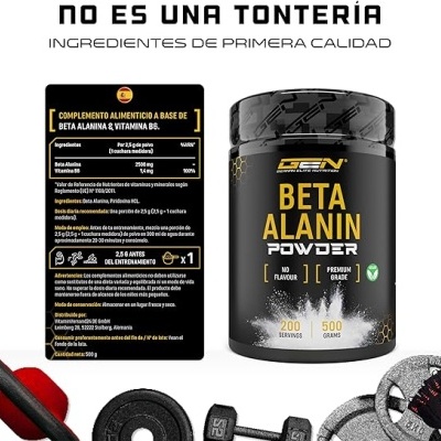 Beta&#x20;Alanina&#x20;Pura&#x20;-&#x20;500g&#x20;em&#x20;P&#x00F3;