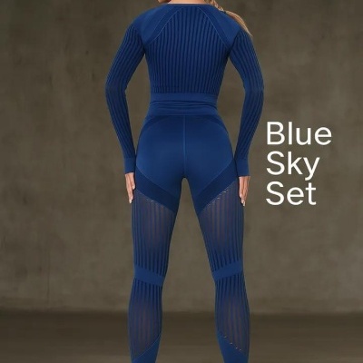 Gym&#x20;Yoga&#x20;Suit&#x20;Conjunto&#x20;de&#x20;Yoga&#x20;sem&#x20;costura&#x20;para&#x20;mulheres