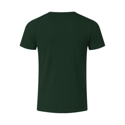 T-shirt verde escuro vista de costas