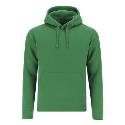 Sweatshirt verde com capuz e bolso canguru