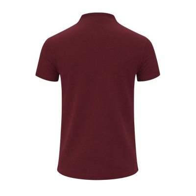 T-shirt masculina bordô vista de costas