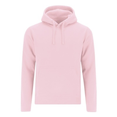Sweatshirt com capuz rosa claro