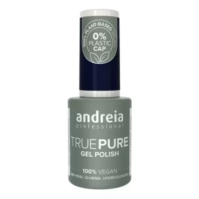 Frasco de verniz gel verde Andreia Professional True Pure com tampa preta