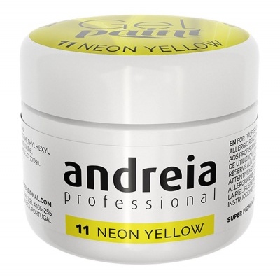 Frasco de tinta gel Andreia Professional cor Neon Yellow
