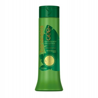 Frasco de condicionador Bananeira verde com tampa verde, 300ml