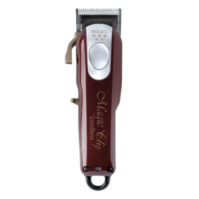 Máquina de cortar cabelo Wahl Magic Clip cordless vermelha metálica