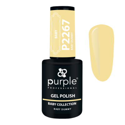 Verniz gel Purple Professional Baby Collection Baby Dummy P2267 amarelo claro