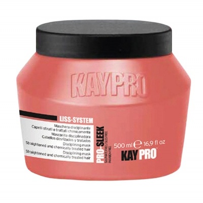 Pote cor de coral com tampa preta de máscara disciplinante KayPro