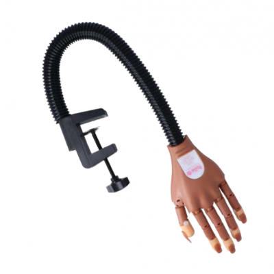 Suporte de mão articulada com braço flexível e abraçadeira