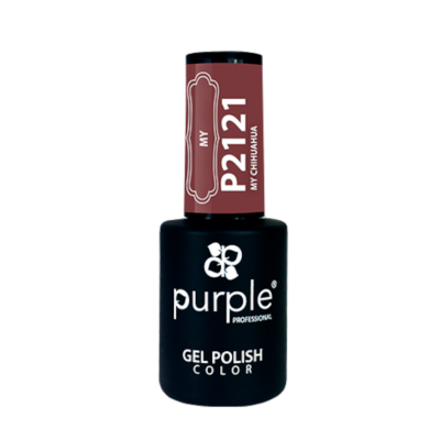 Frasco de verniz gel para unhas Purple Professional P2121 My Chihuahua