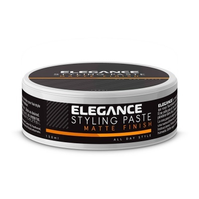 Embalagem redonda de pasta de styling para cabelo Elegance Matte Finish
